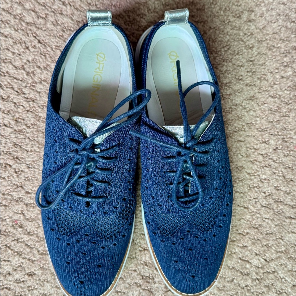 Cole Haan Blue wingtips
